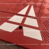 coussin berlinois composite plastique caoutchouc rouge europe surface