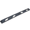 Butée de stationnement de 1830 mm avec film réfléchissant blanc, idéale pour des installations nécessitant une visibilité maximale.
