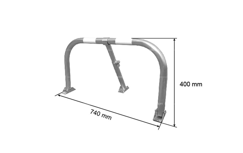 Dimensions barrière de parking.
