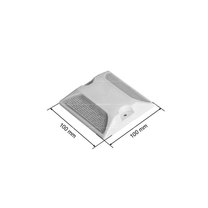 Dimensions plot routier plastique.